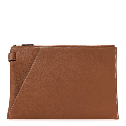 Hermes Togo Cabavertige 30 Pouch Gold 1 of 8