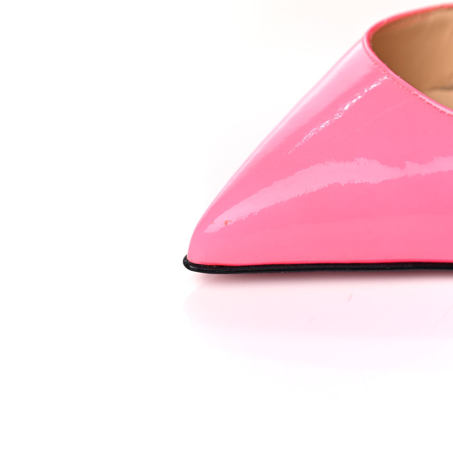 Christian Louboutin Patent Specchio Rivierina 100 Pumps 37 Shocking Pink 10 of 16