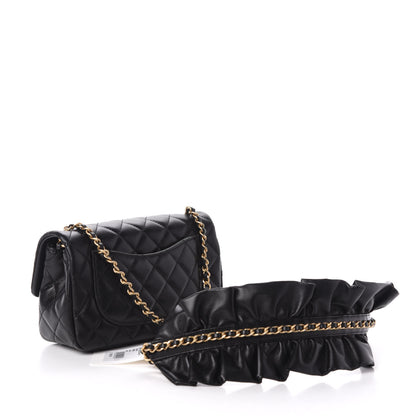 Chanel Lambskin Quilted Mini Romance Rectangular Flap Black 3 of 10