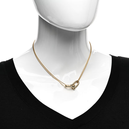 Tiffany 18K Yellow Gold HardWear Double Link Pendant Necklace 2 of 5