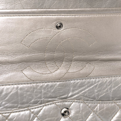 Chanel Metallic Aged Calfskin Quilted 2.55 Reissue 226 Flap Silver 7 of 21