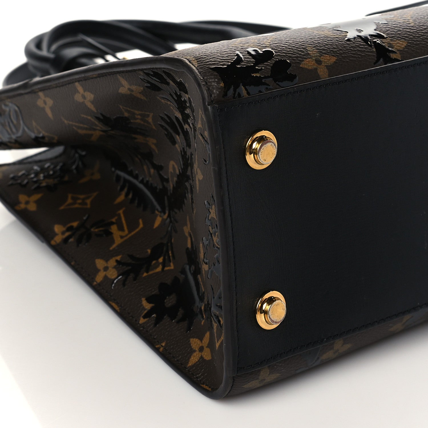 Louis Vuitton Calfskin Monogram Blossom City Steamer MM 9 of 11