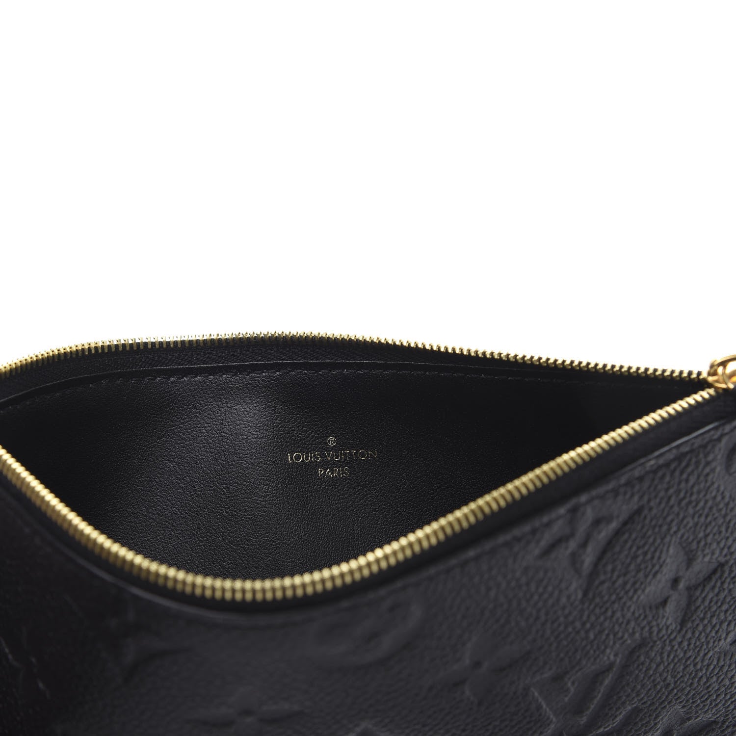 Louis Vuitton Empreinte Felicie Chain Wallet Zippered Insert Black 8 of 8