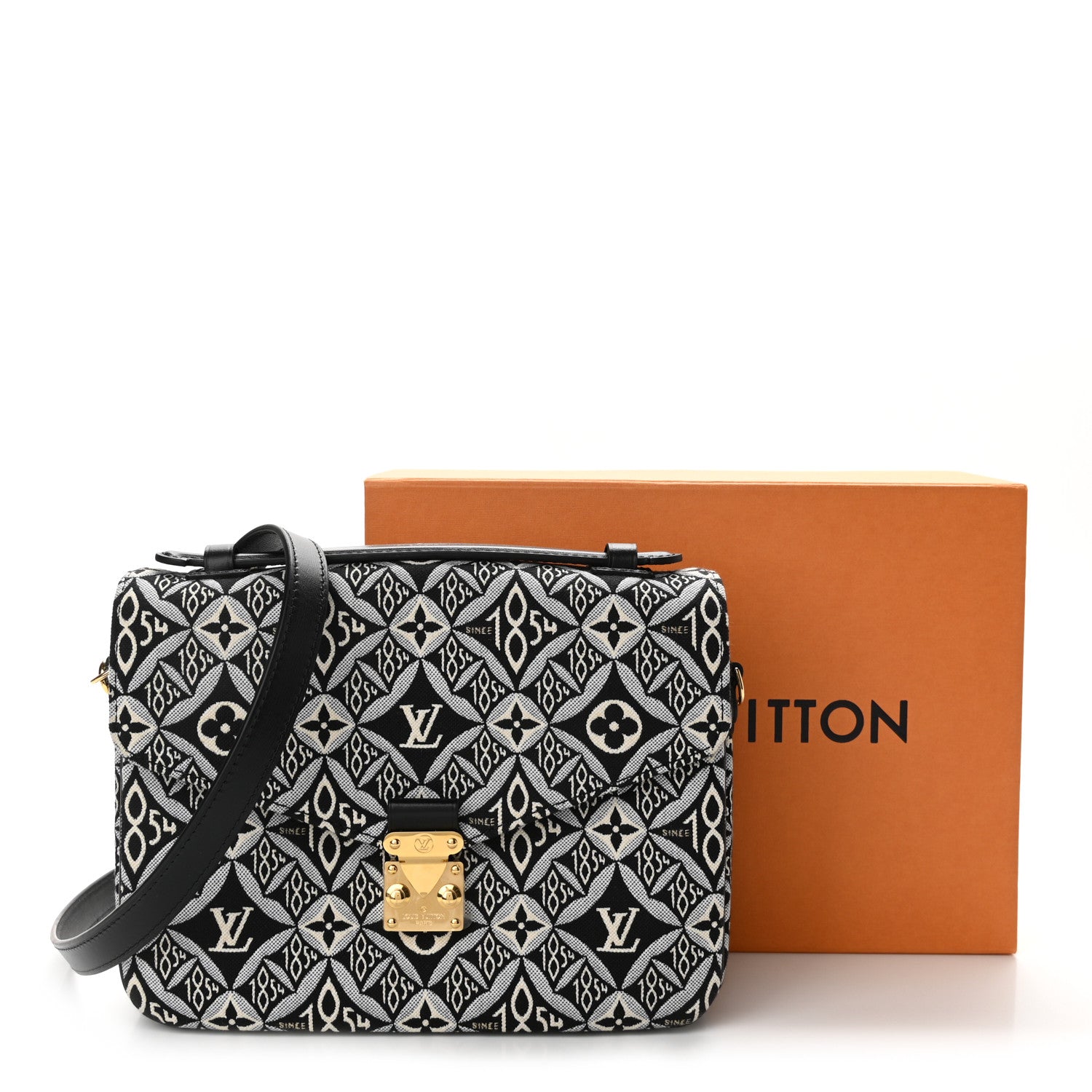 Louis Vuitton Jacquard Since 1854 Pochette Metis Grey 9 of 9
