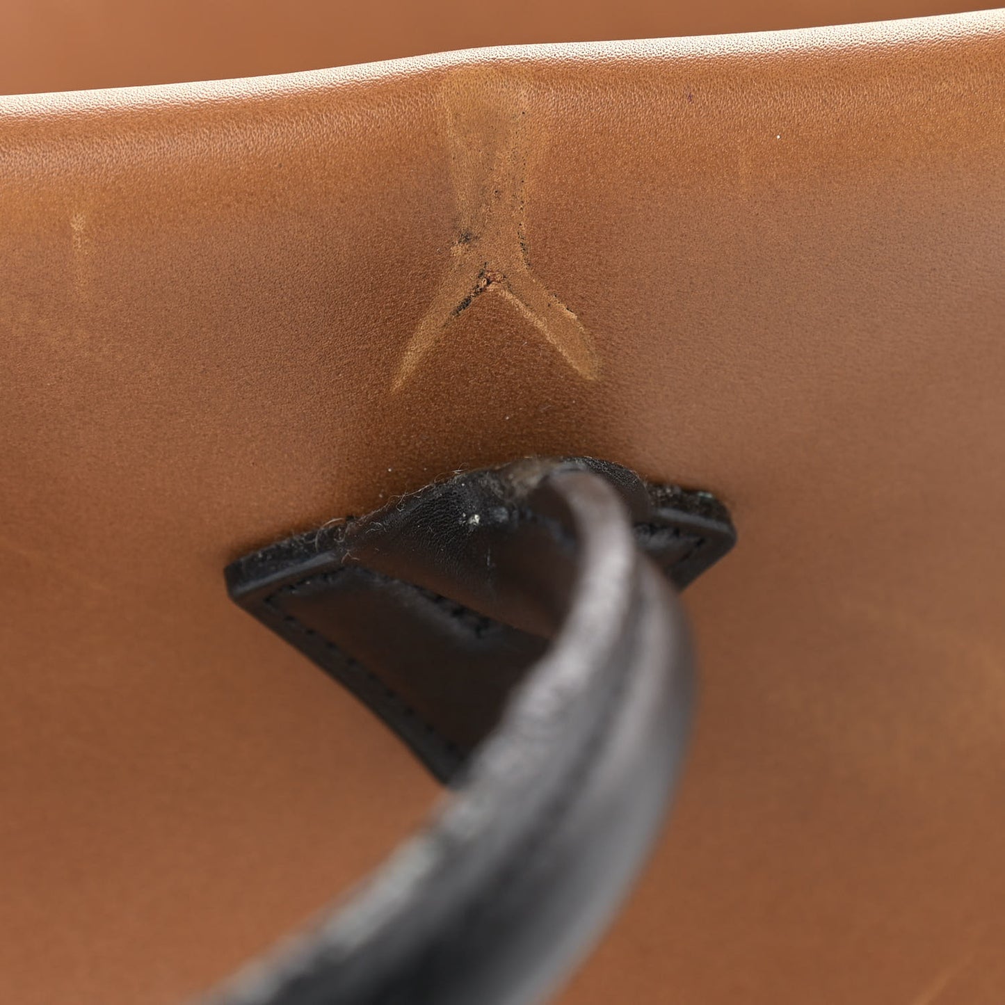 Monogram Cuir Orfevre Tote W PM Noisette