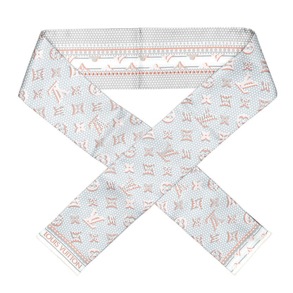 Louis Vuitton Silk Monodots Bandeau Light Blue 1 of 6