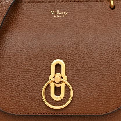 Mulberry Small Classic Grain Calfskin Small Amberley Satchel Oak 8 of 10