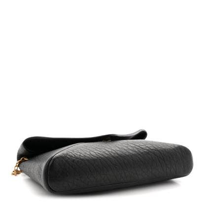 Saint Laurent Supple Lambskin Small Cassandre Chain Pouch Black 4 of 10