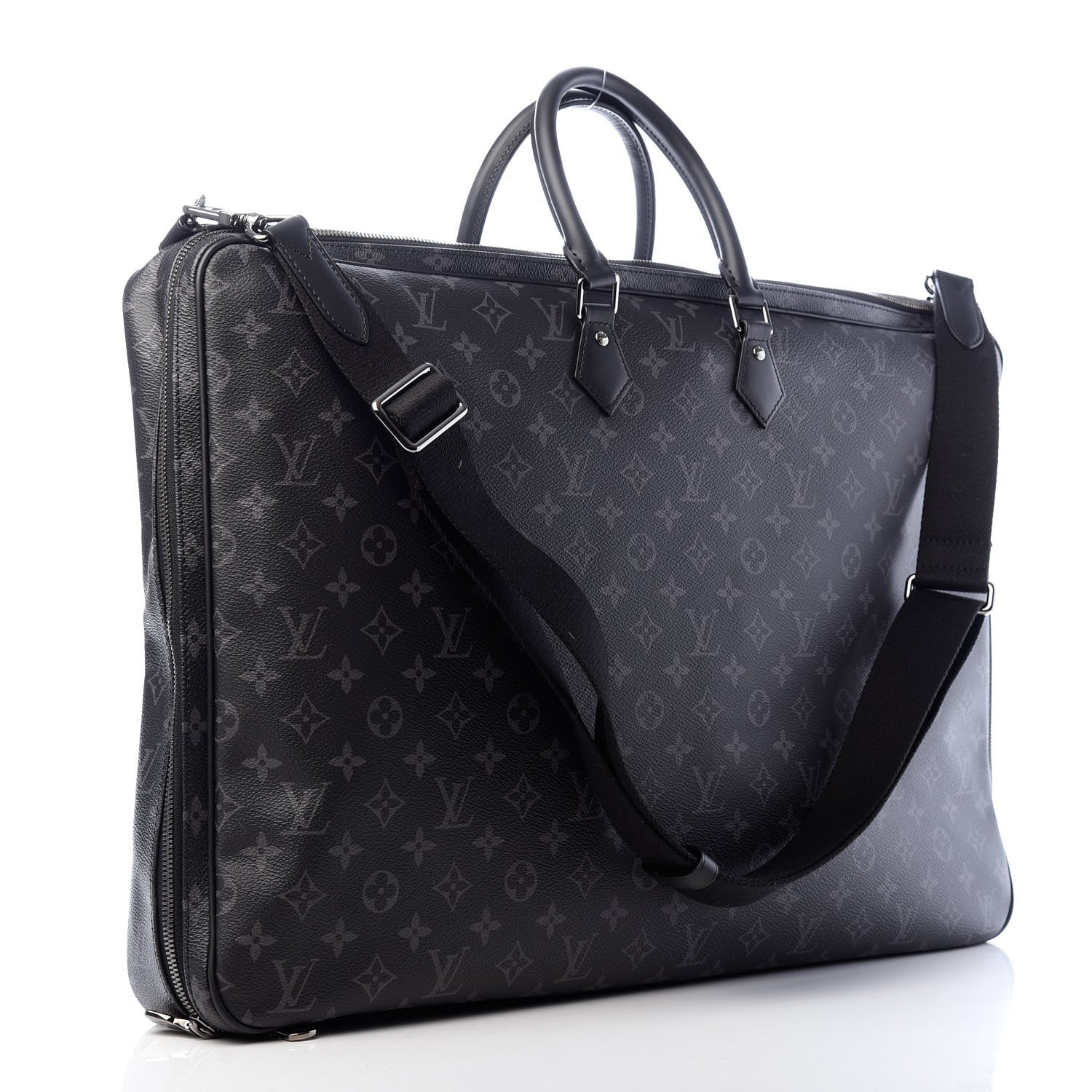 Louis Vuitton Monogram Eclipse Garment Cover 2 Hangers 2 of 10