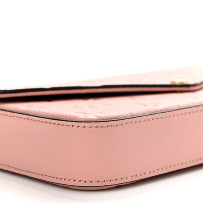 Louis Vuitton Empreinte Pochette Felicie Chain Wallet Rose Poudre 9 of 10