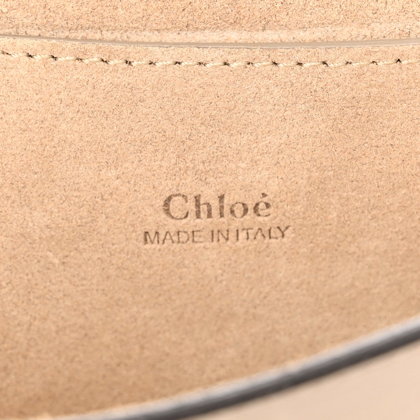 Calfskin Suede Mini Chain Faye Shoulder Bag Motty Grey