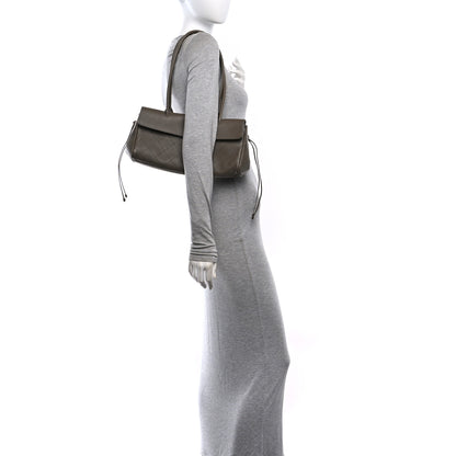 Chanel Grained Calfskin Stitched Urban Essentials Small Shopping Bag Dark Khaki 2 of 11
