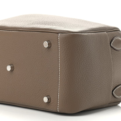 Hermes Taurillon Clemence Lindy 26 Etoupe 9 of 9
