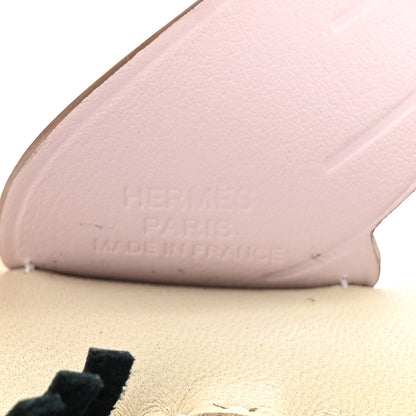 Hermes Milo Lambskin Grigri Rodeo Pegase Horse Bag Charm PM Craie Mauve Pale Vert Cypress 4 of 5