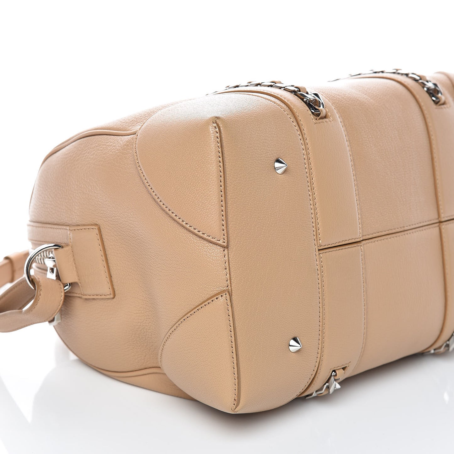 Sugar Goatskin Medium Chain Animation Lucrezia Beige