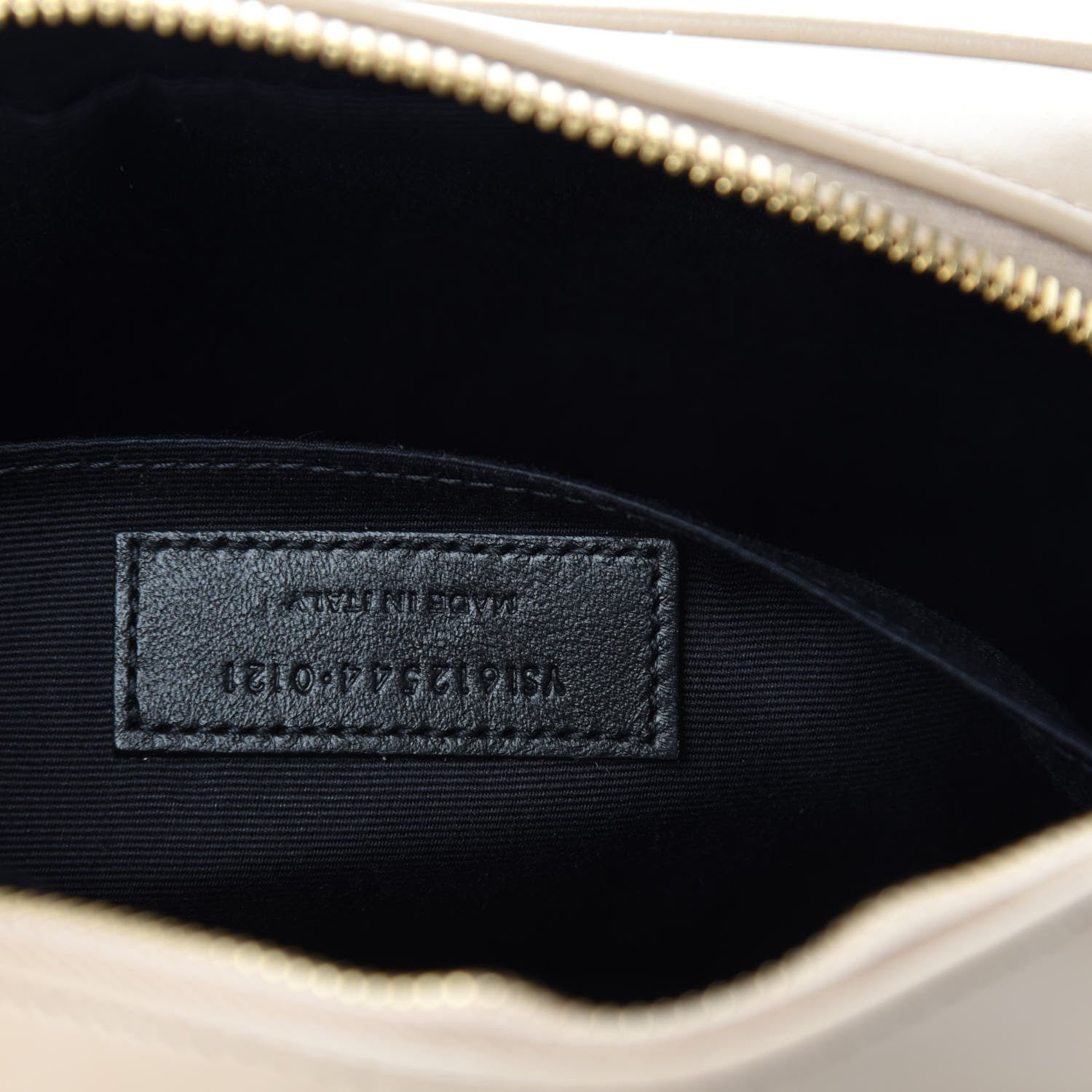 Saint Laurent Calfskin Matelasse Monogram Lou Camera Bag Nude Powder 9 of 10