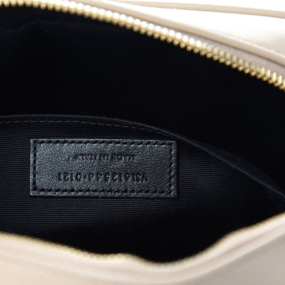 Saint Laurent Calfskin Matelasse Monogram Lou Camera Bag Nude Powder 9 of 10