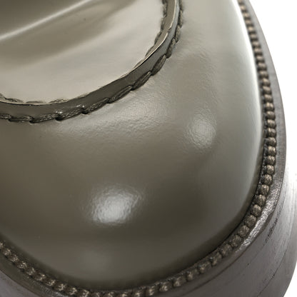 Chanel Calfskin Metal CC Loafers 40 Khaki 11 of 15