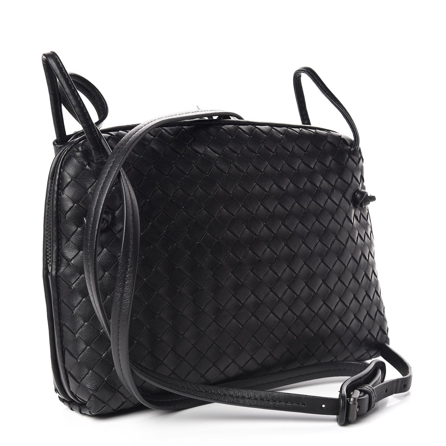Nappa Intrecciato Nodini Bag Black