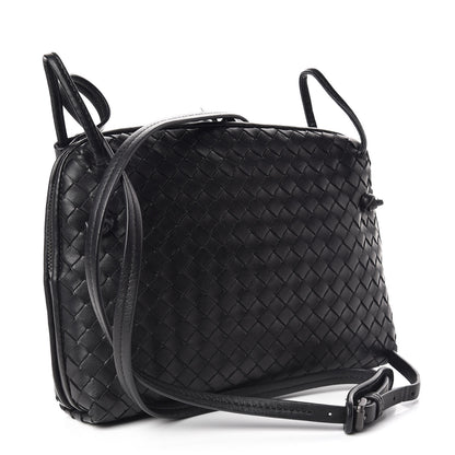Bottega Veneta Nappa Intrecciato Nodini Bag Black 3 of 10