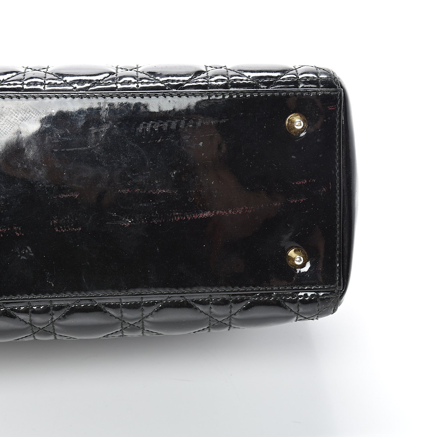 Christian Dior Patent Cannage Medium Lady Dior Black 12 of 18
