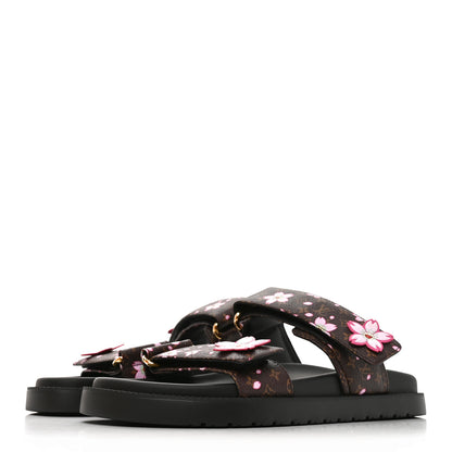 Louis Vuitton LV X TM LV Sunset Comfort Mule Sandal 38 Sakura Brown 3 of 9