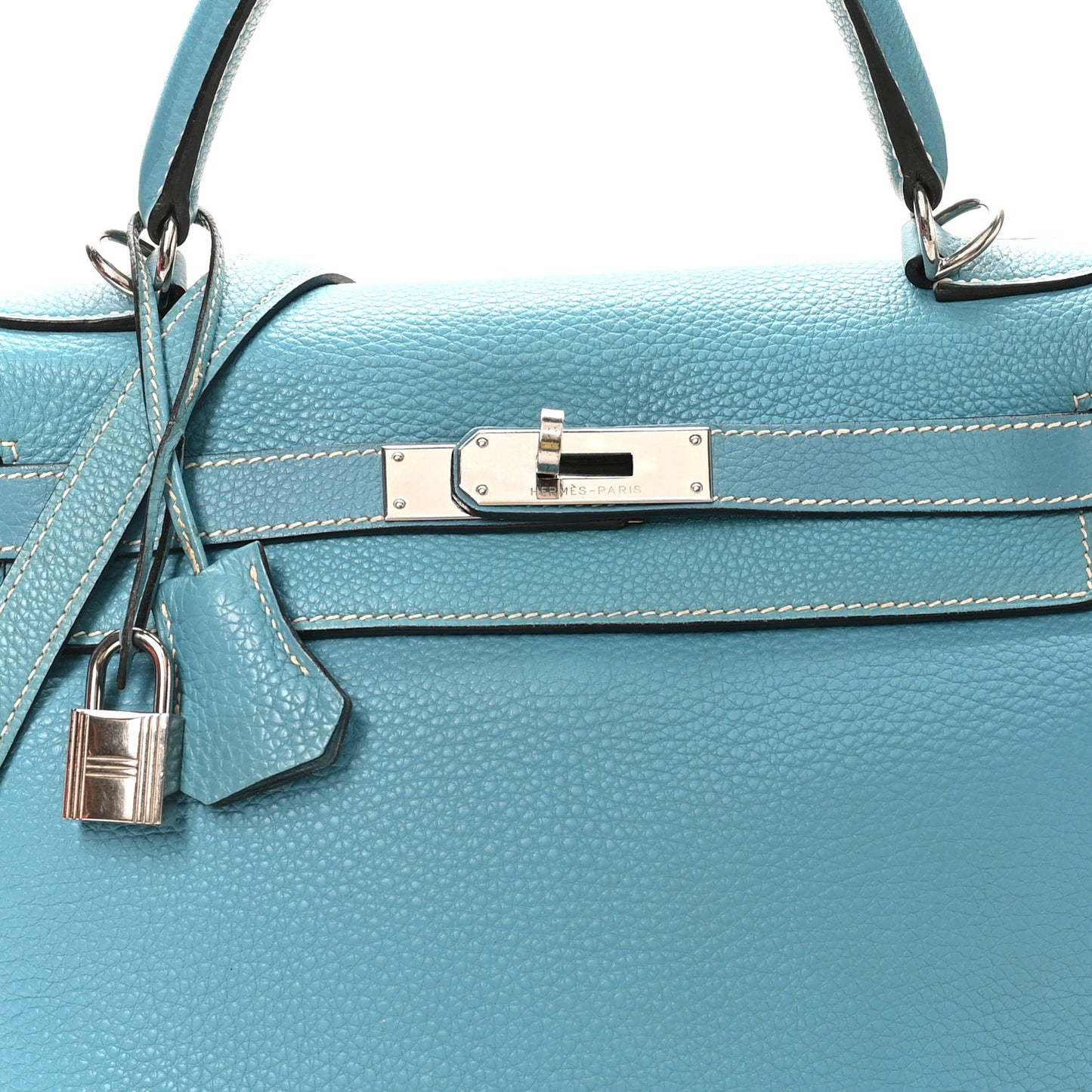 Togo Kelly Retourne 28 Bleu Jean