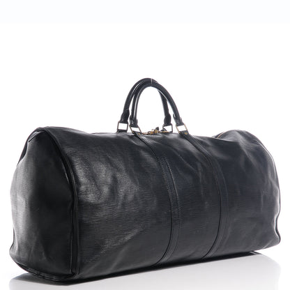 Louis Vuitton Epi Keepall 60 Black 3 of 7