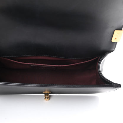 Chanel Caviar Suede Calfskin Chevron Medium Boy Flap Black 5 of 14