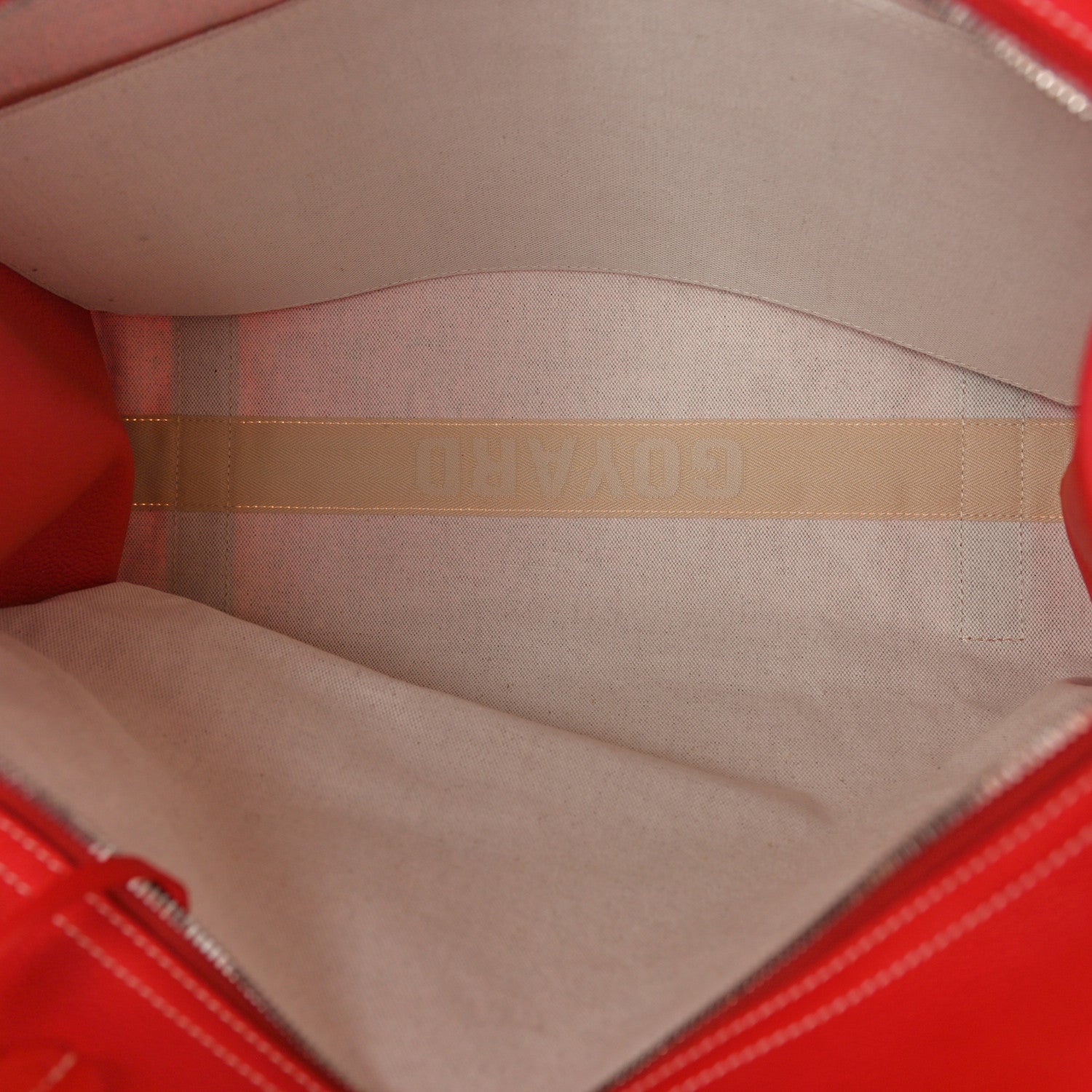 Goyard Goyardine Sac Hardy Pet Carrier PM Red 6 of 11