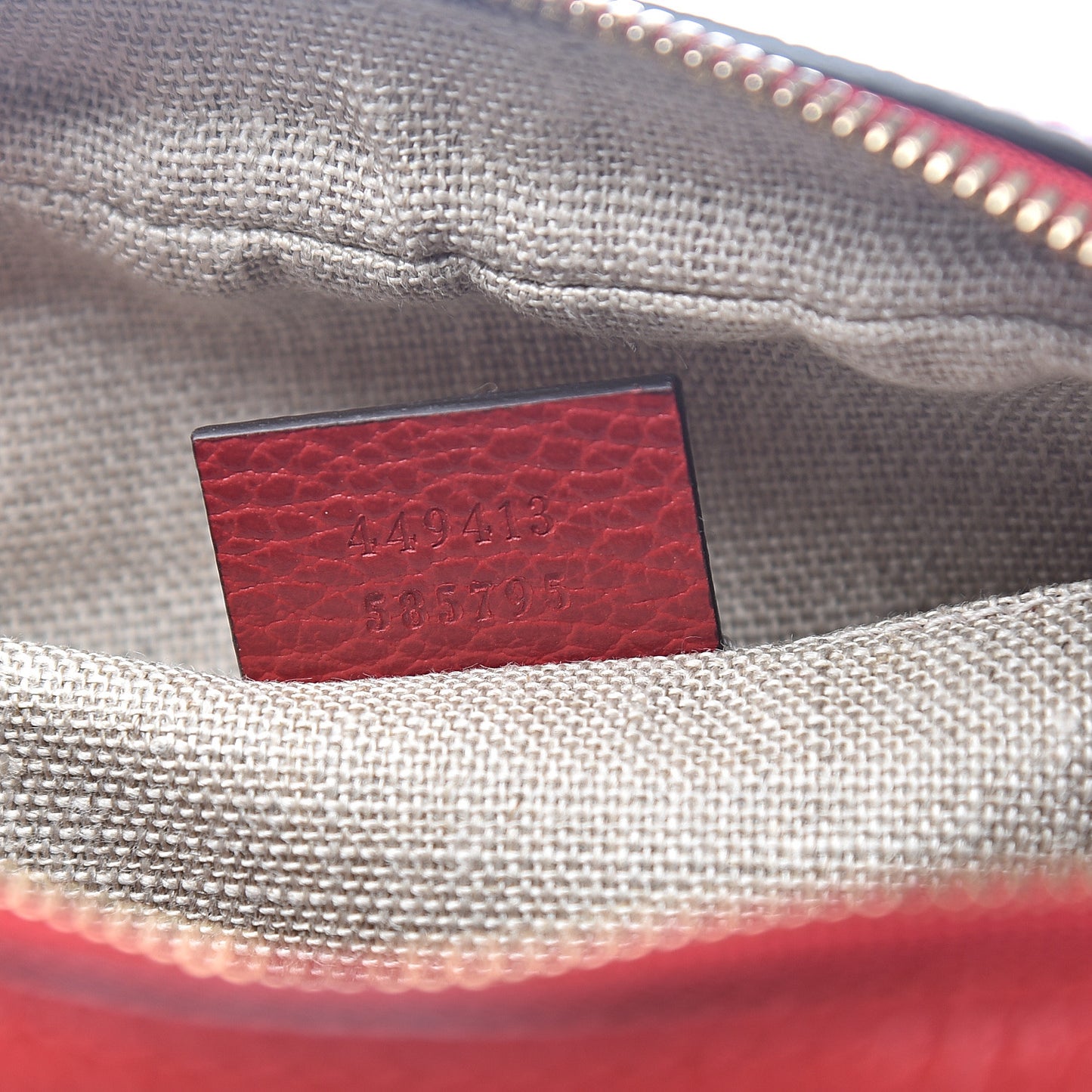 Monogram Mini Bree Messenger Bag Red