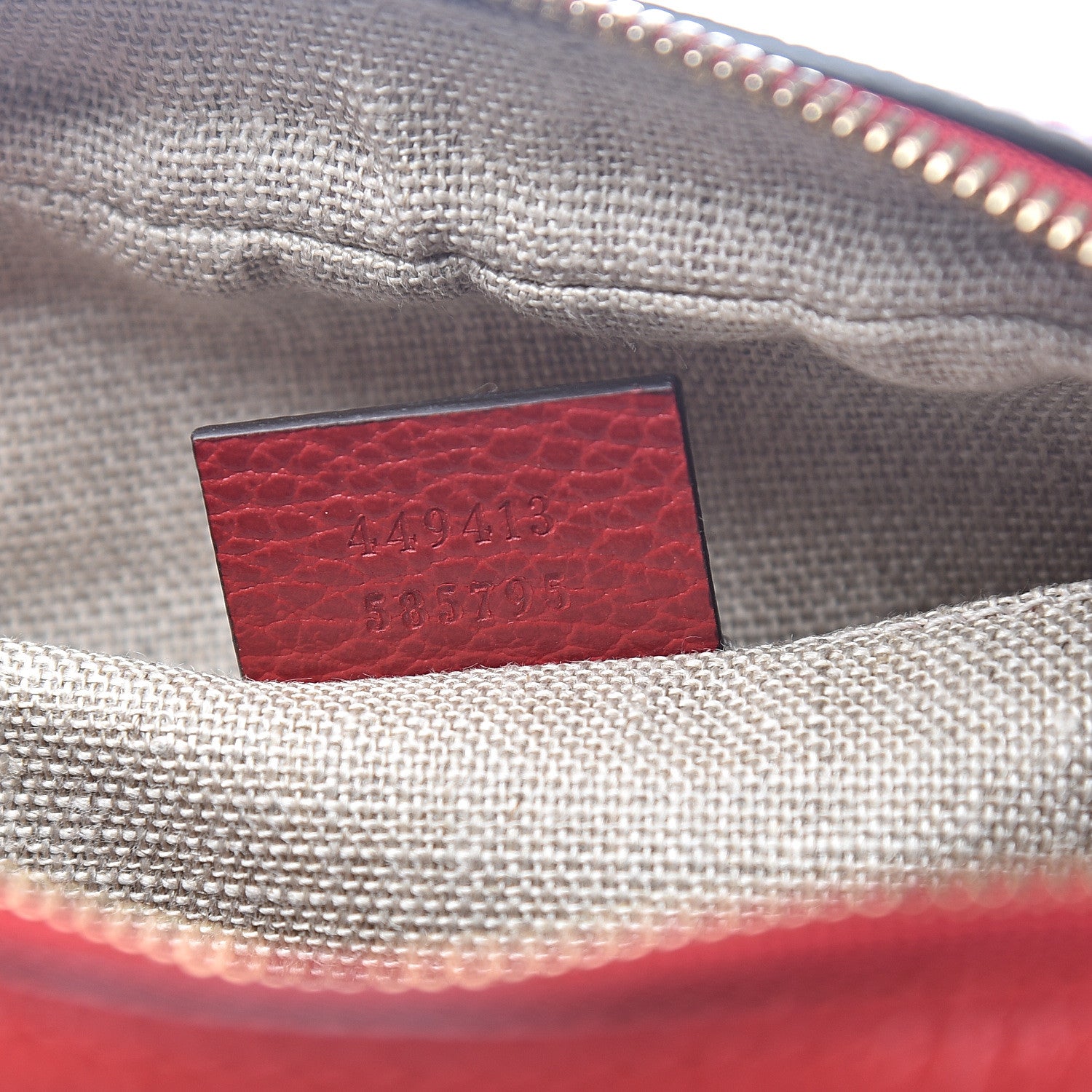 Gucci Monogram Mini Bree Messenger Bag Red 6 of 9