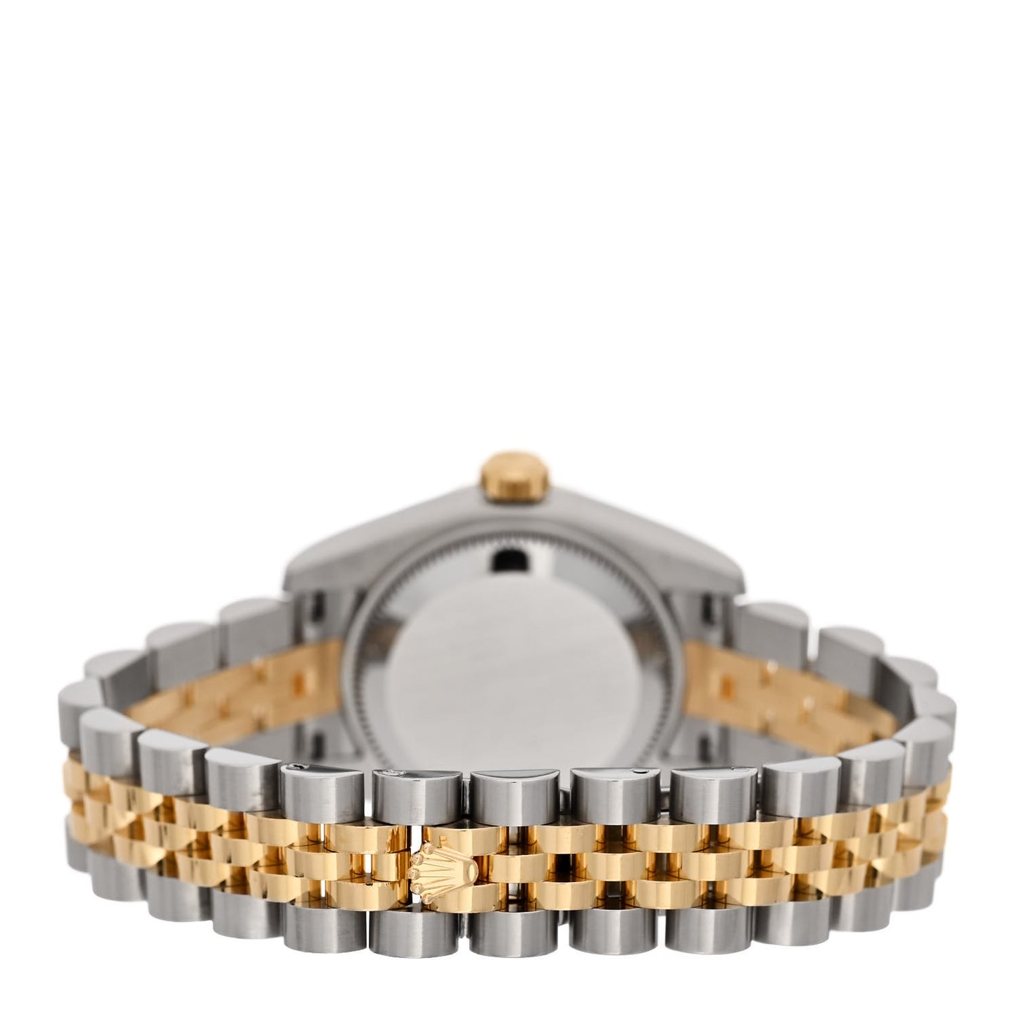 Stainless Steel 18K Yellow Gold Diamond 26mm Oyster Perpetual Datejust Watch Silver 179173