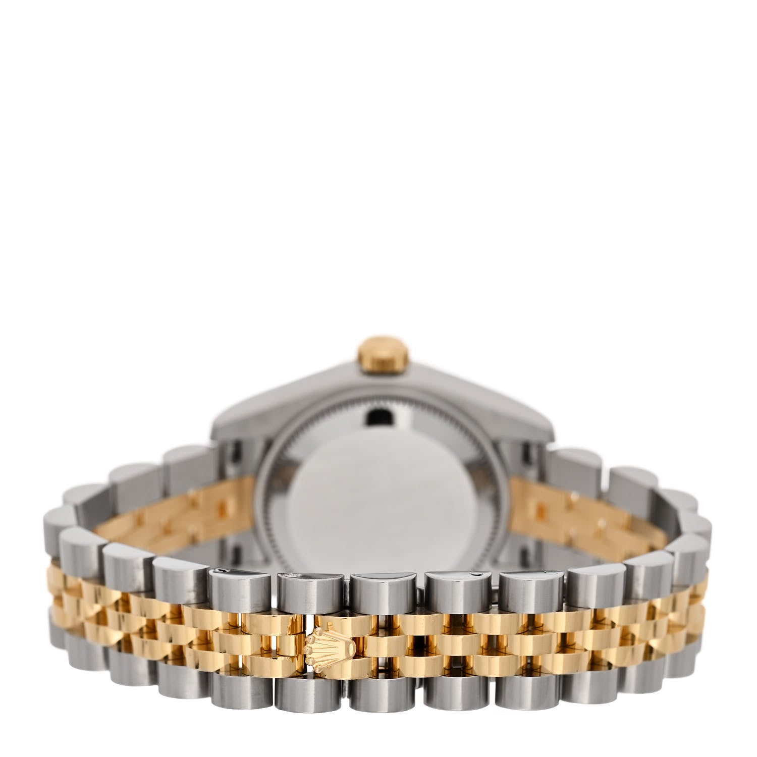 Rolex Stainless Steel 18K Yellow Gold Diamond 26mm Oyster Perpetual Datejust Watch Silver 179173 3 of 4