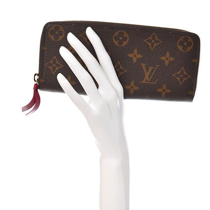 Louis Vuitton Monogram Clemence Wallet Fuchsia 2 of 7