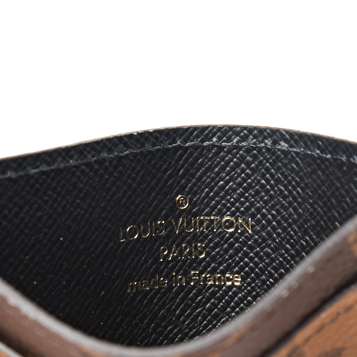 Reverse Monogram Card Holder