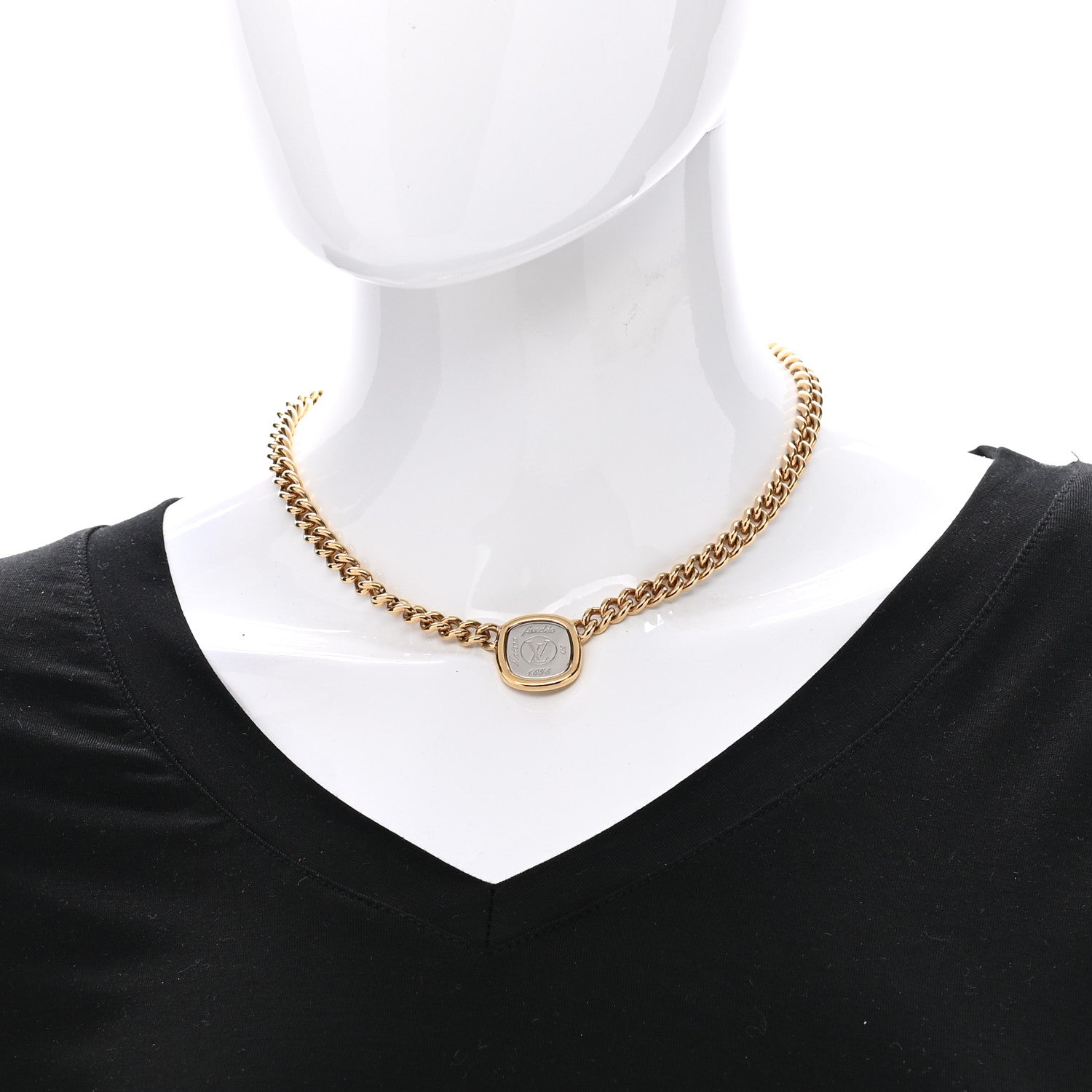 Louis Vuitton LV ID Chain Necklace 3 of 6