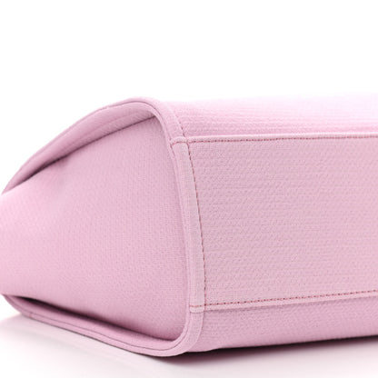 Chanel Mixed Fibers Small Deauville Tote Pink 8 of 10