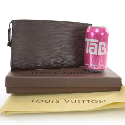 Louis Vuitton Epi Pochette Accessories Moka 2 of 7