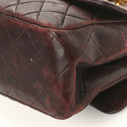Chanel Lambskin Quilted Medium Double Sided Flap Brown 10 of 14