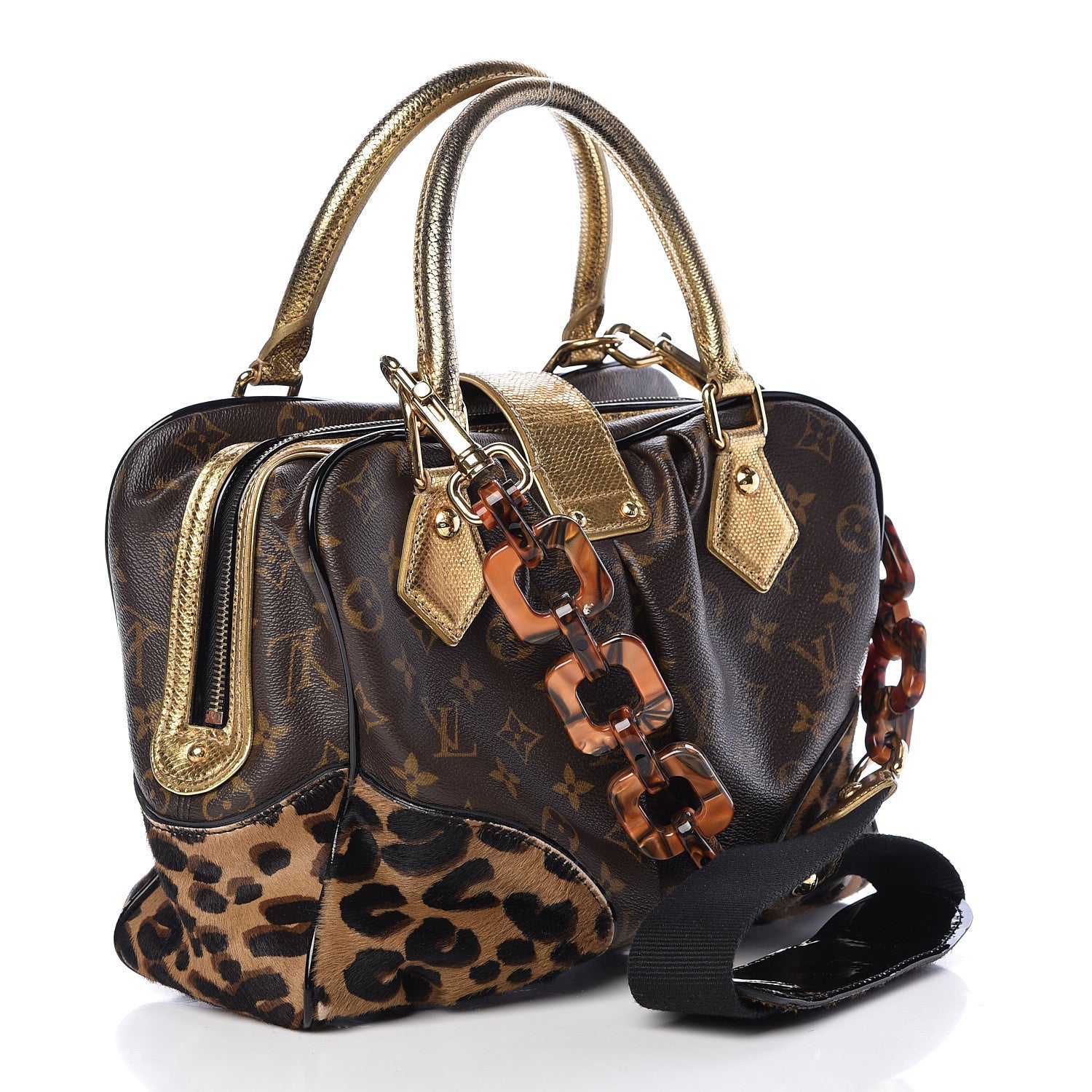 Louis Vuitton Monogram Leopard Adele 3 of 18