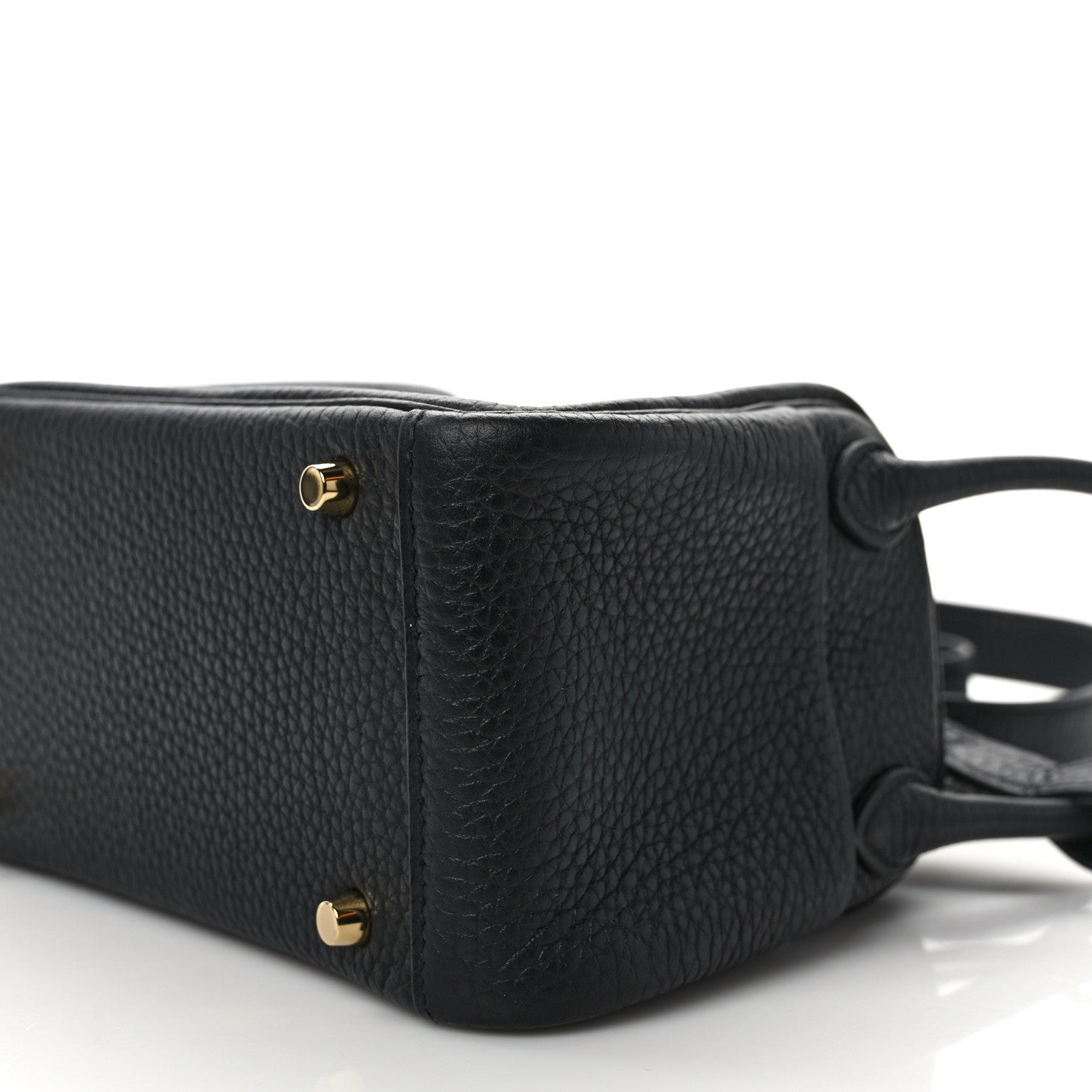 Hermes Taurillon Clemence Mini Lindy 20 Black 10 of 14