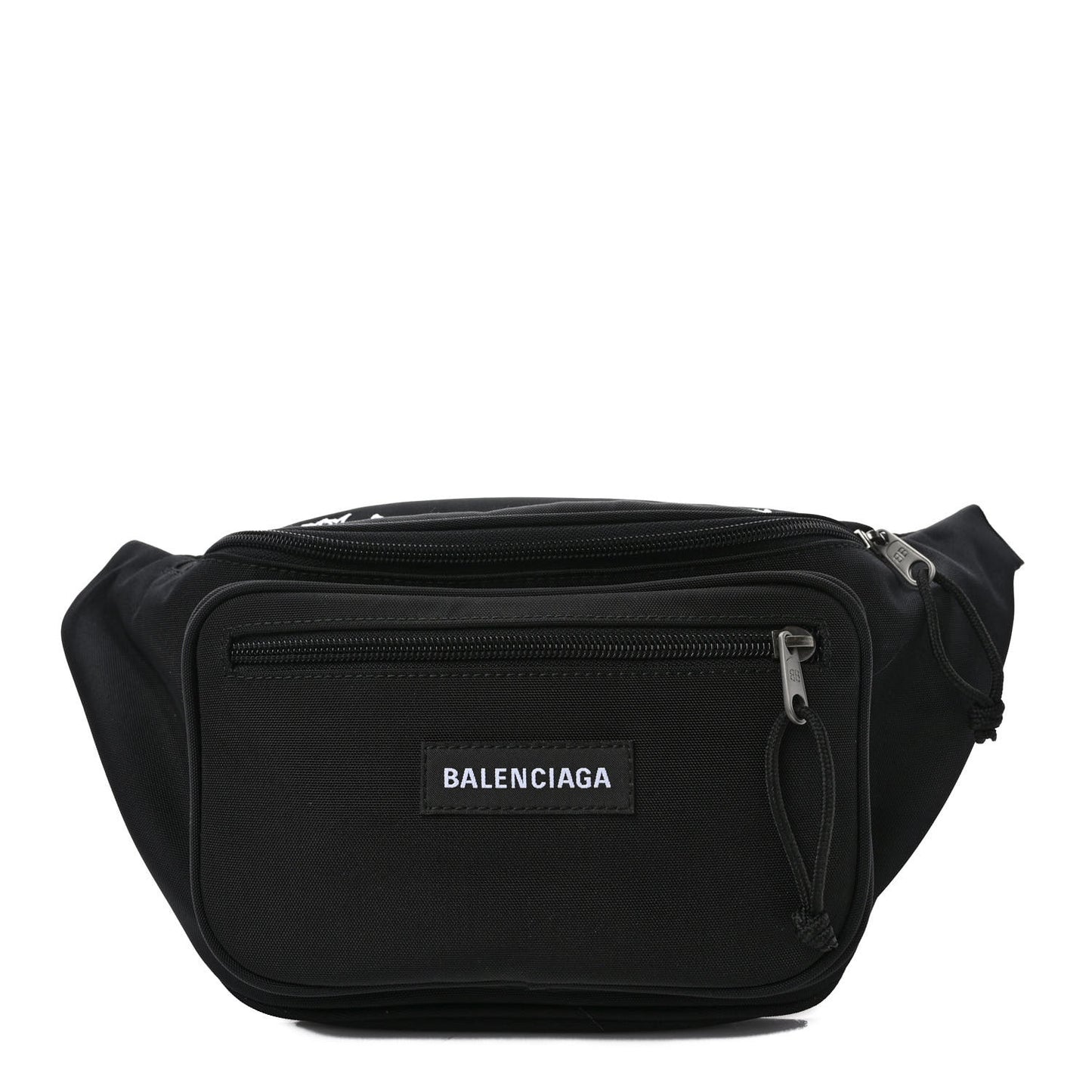 Nylon Canvas Explorer Beltpack Black White