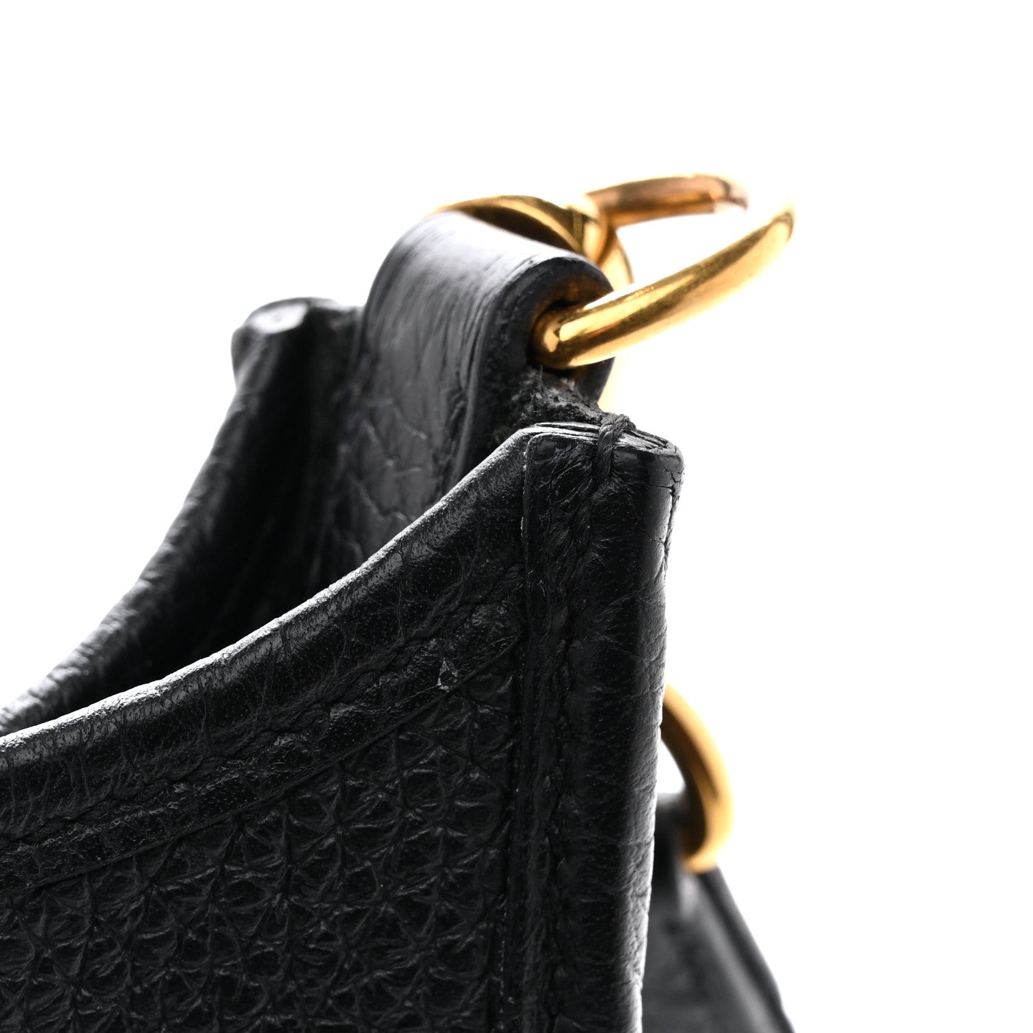 Hermes Taurillon Clemence Evelyne TPM Black 12 of 13
