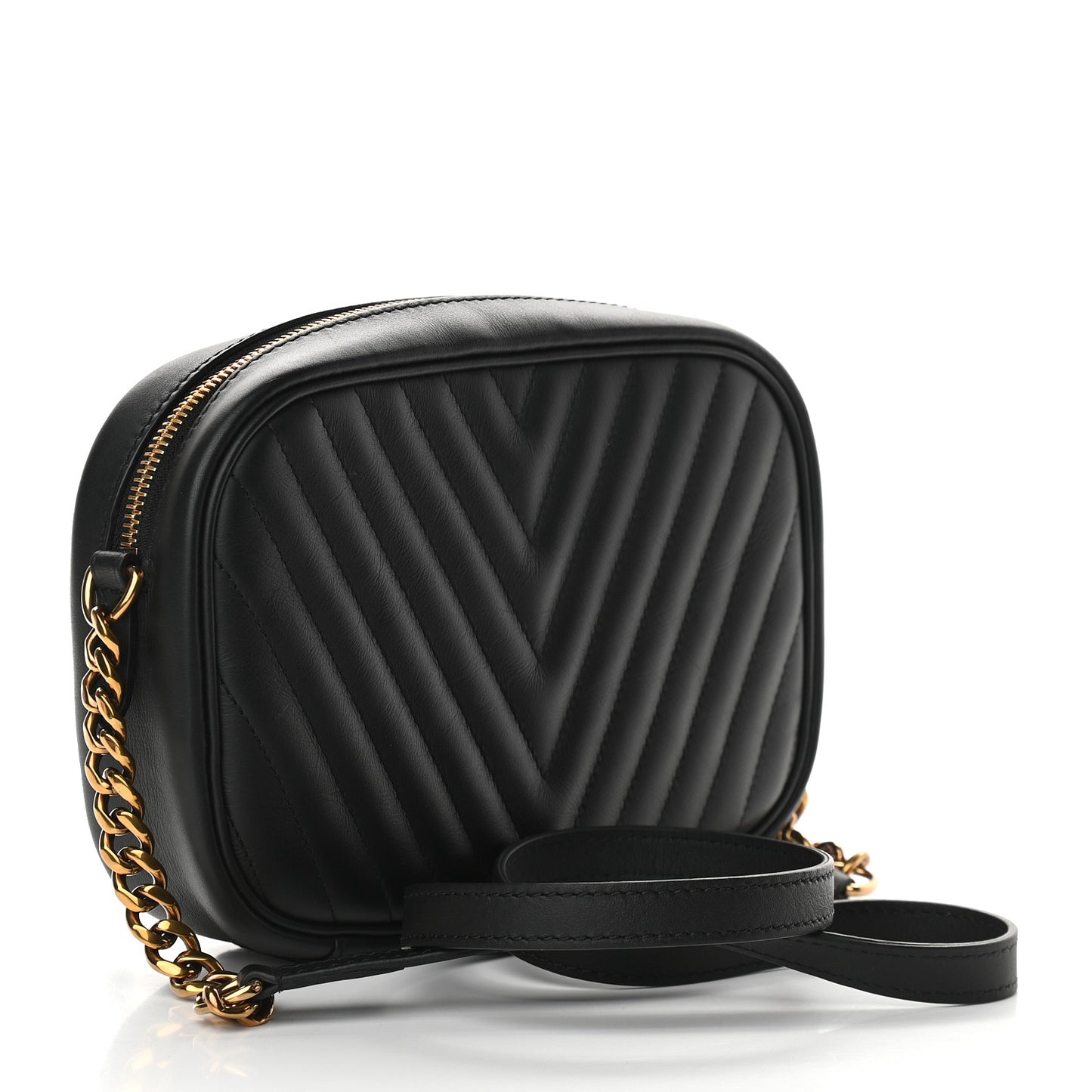 Calfskin New Wave Camera Bag Black