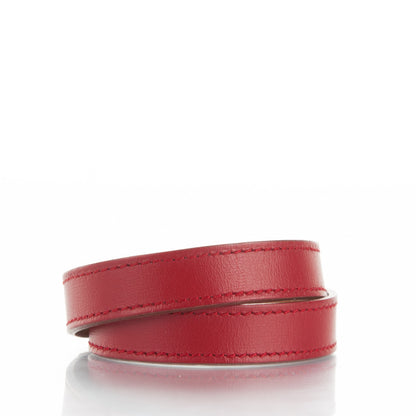 Hermes Chamonix Kelly Double Tour Bracelet S Rouge Garance 3 of 5