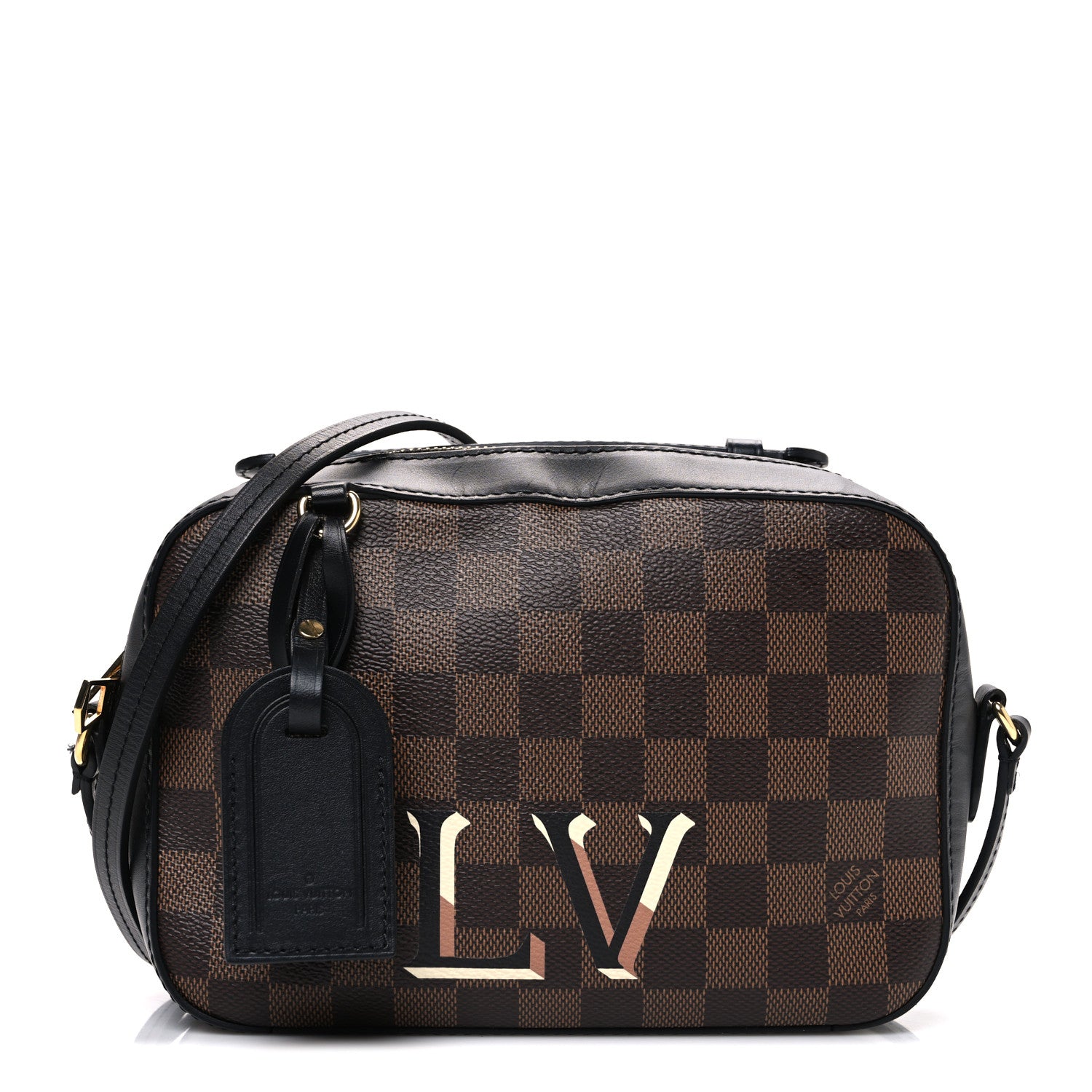 Louis Vuitton Damier Ebene Santa Monica Black 1 of 10