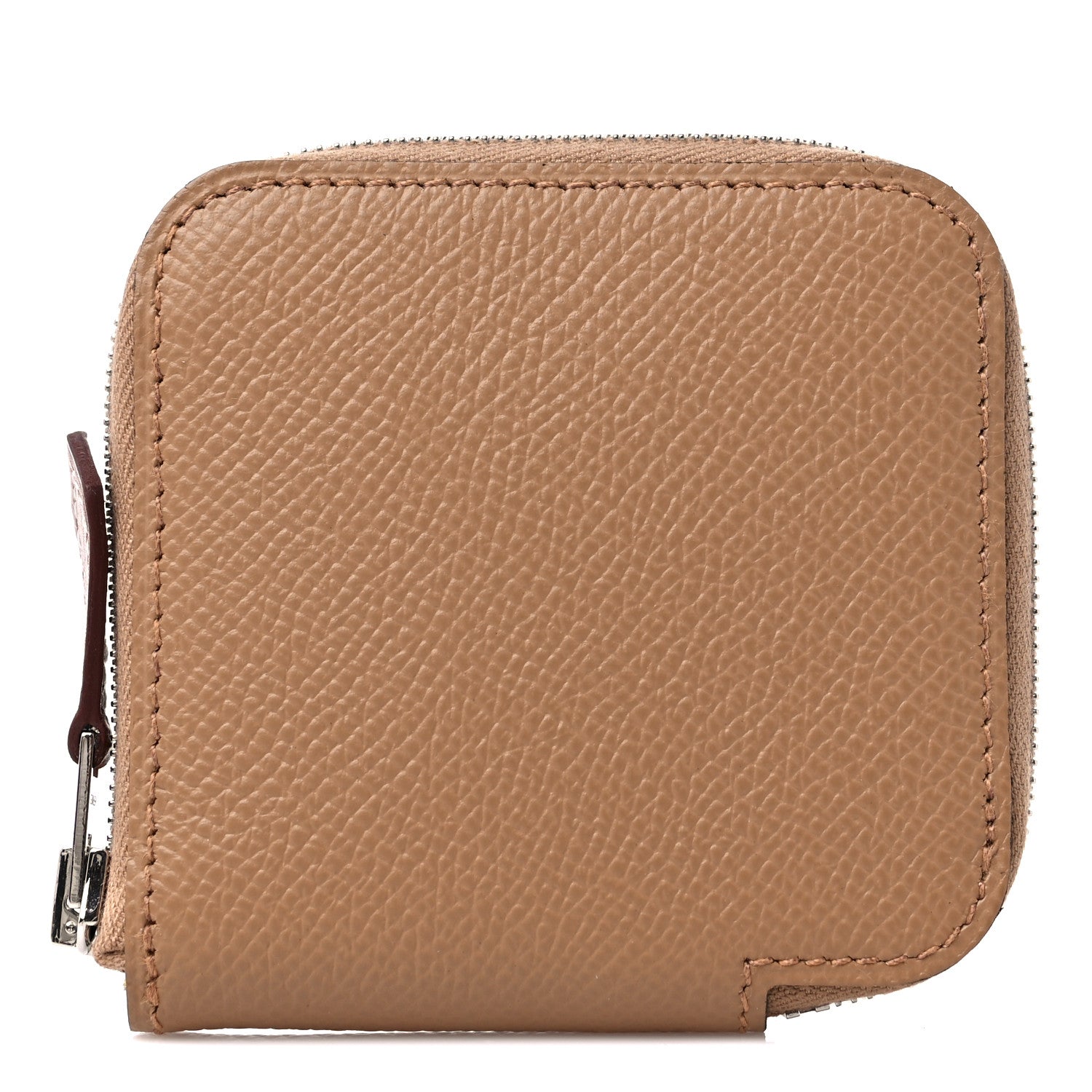 Hermes Epsom Silk'in Coin Purse Chai 1 of 7
