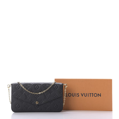 Louis Vuitton Empreinte Pochette Felicie Chain Wallet Black 11 of 11