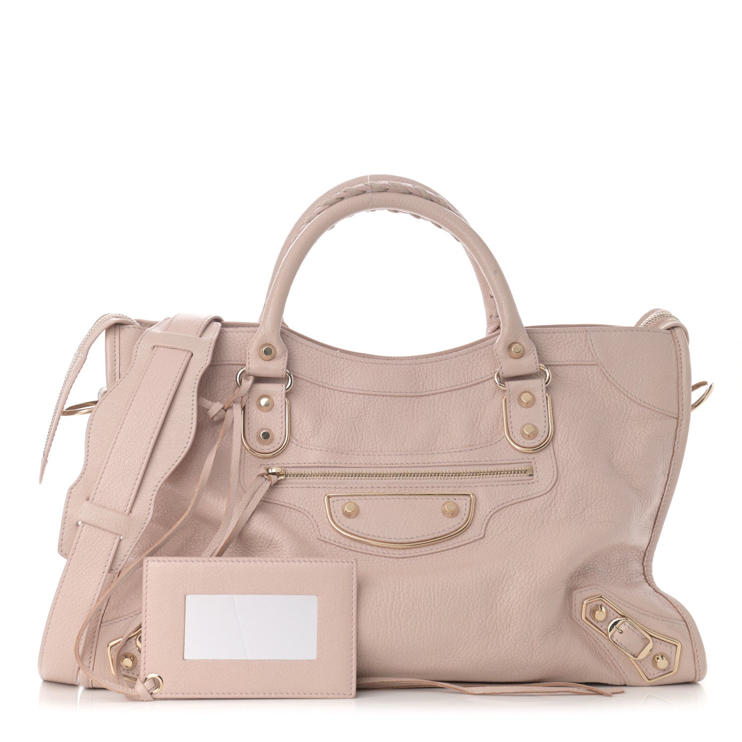 Balenciaga Chevre Gold Metallic Edge Hardware City Rose Aubepine Bois de Rose 1 of 14